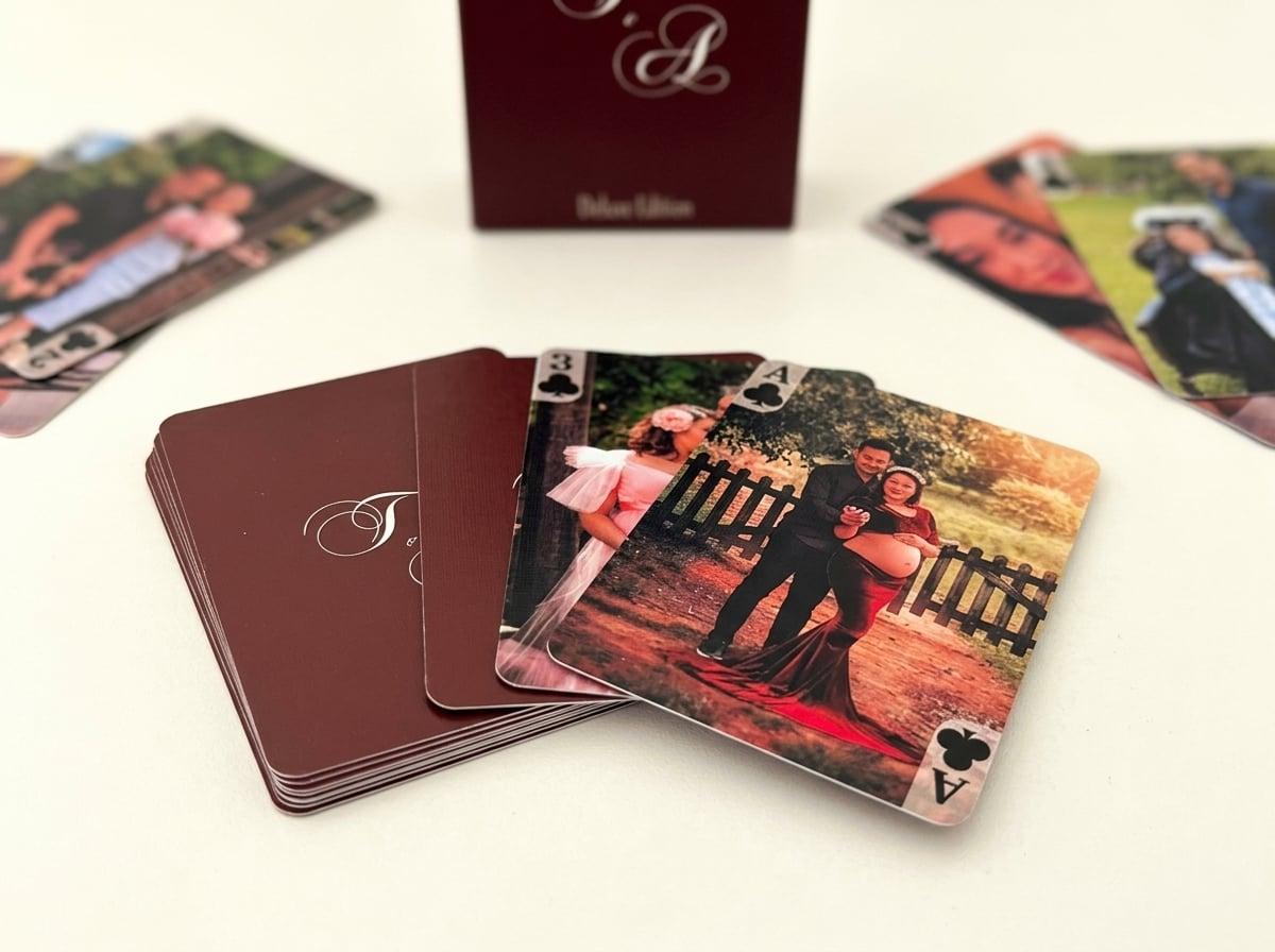 Baralho Personalizado com Fotos do Casal