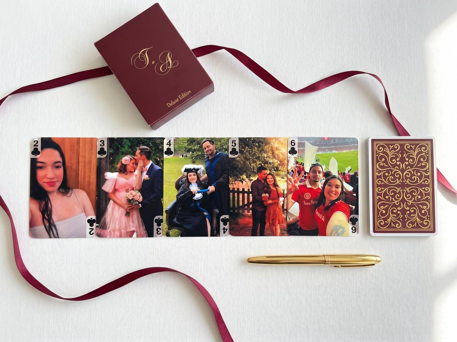 Baralho Personalizado com Fotos do Casal — miniatura 3