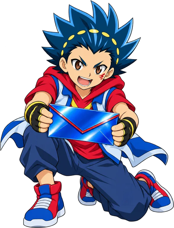 Valt com o convite do convite Beyblade