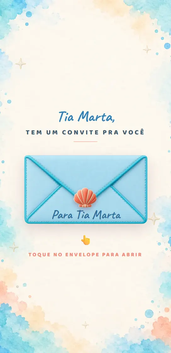 Convite Fundo do Mar fechado