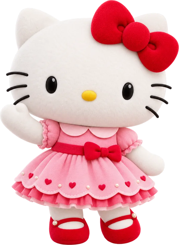 Convite virtual Hello Kitty