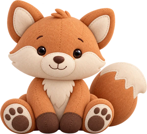 Raposinha do convite Ursinho